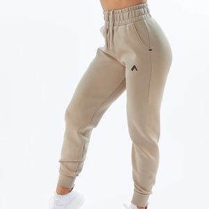 Alphalete joggers, tan size S